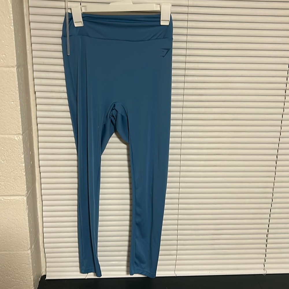 Gymshark blue scrunch butt leggings